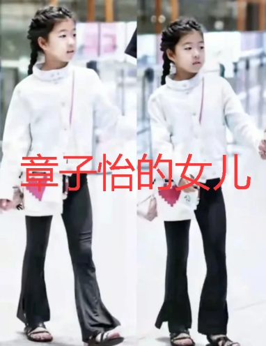 章子怡的女儿，真的是个大长腿！

不要看人家小小年纪，但是这个腿的比例很明显就超