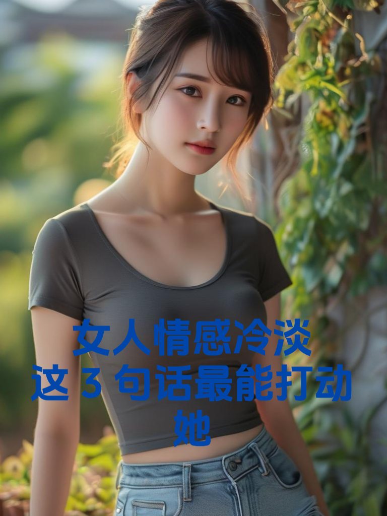 女人情感冷淡，这3句话最能打动她