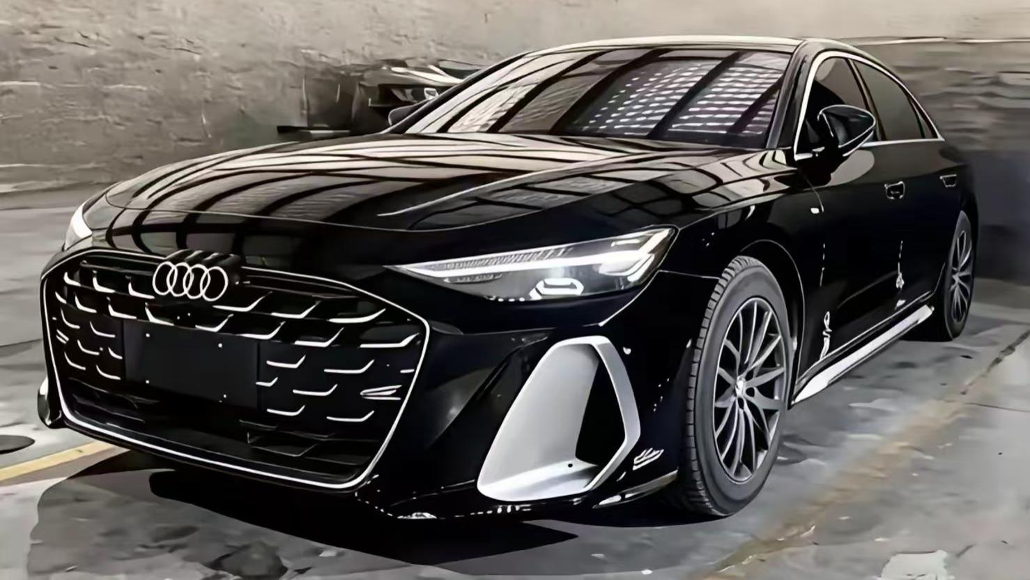 全新奥迪A6L现身街头，外观变化大，华为智驾，2.0T/3.0T，会火吗