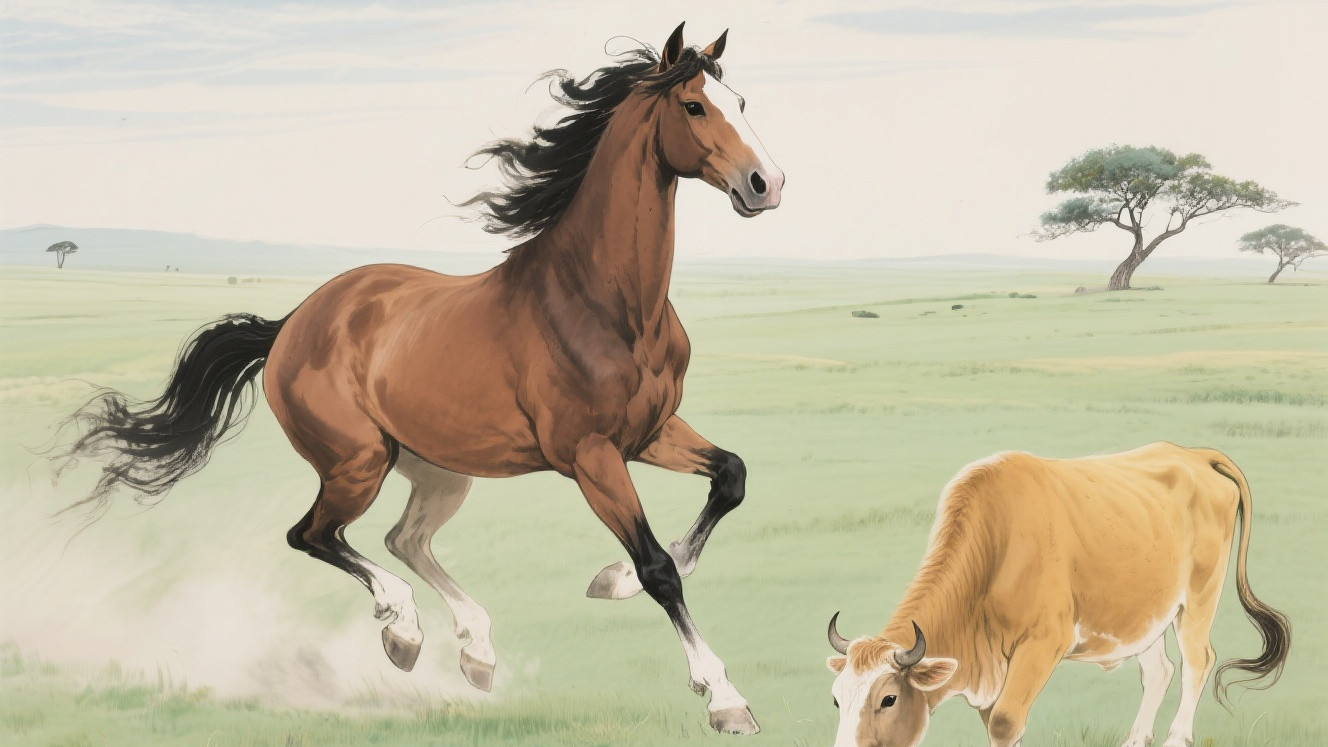 马：驰骋在历史与精神原野的精灵