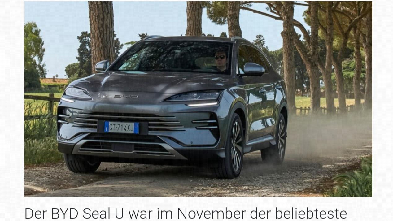 宋PLUS首夺德国插混月度销冠  比亚迪全球化驶入快车道