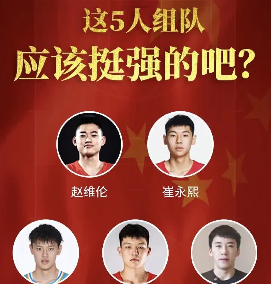 2027世界杯中国男篮最强阵容！
 赵维伦
2005年19周岁 控球后卫 1