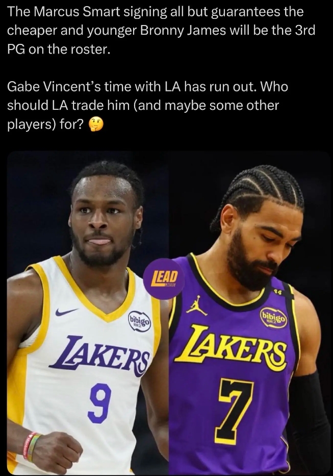 关于洛杉矶湖人队（Lakers）的球员阵容问题。Marcus Smart的签约几