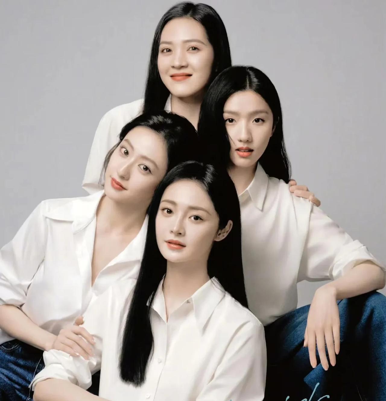 四位小花中，周洁琼最美，大家觉得呢？
1.周洁琼
2.苏晓彤
3.胡连馨
4.张