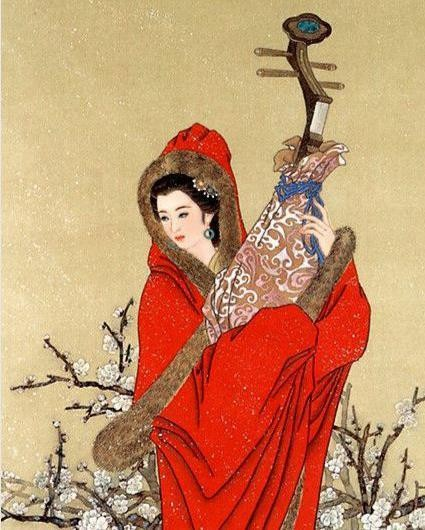 公元前31年，23岁的王昭君刚死了丈夫，继子复株累却突然冲进房中，将她拦腰抱起，