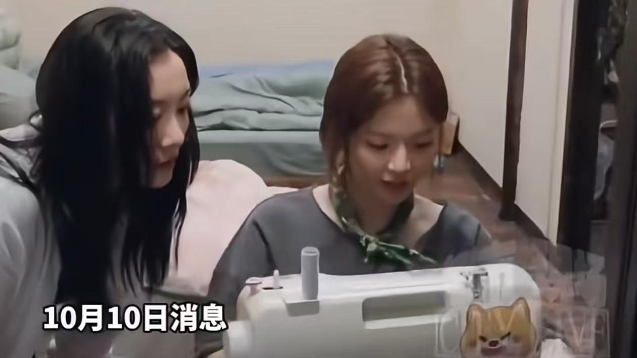 杨超越熟练踩缝纫机，展示生活小技能，《向往的生活》因她再上热搜