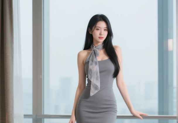 高跟辣妹在线索赞 今日份美貌需要认证