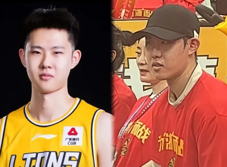 广厦队赵嘉仁脑部骨折，前后对比，看着有点可怕！

细心的球迷应该可以观察到总决赛