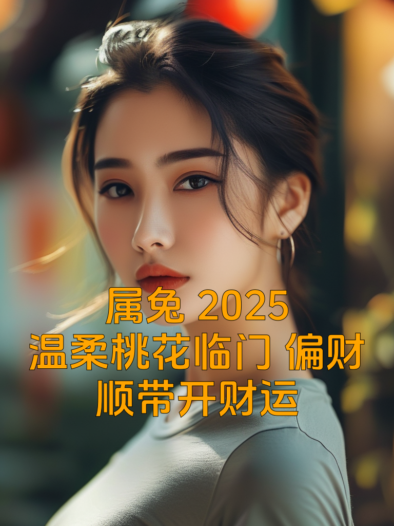属兔2025：温柔桃花临门，偏财顺带开财运