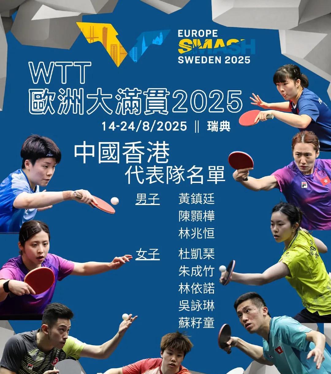 #WTT欧洲大满贯瑞典站2025# 