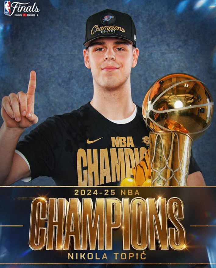 史上第一人！托皮奇零场 NBA 征战，却捧起总冠军奖杯