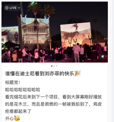 奥兰多Disney再现刘亦菲马上空翻经典一幕，国际巨星的魅力
