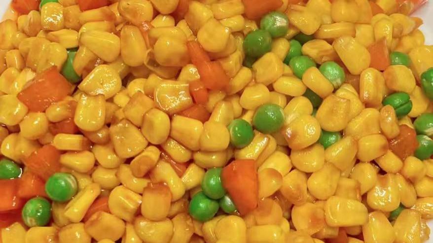 一口爆汁！这道什锦玉米粒，我家一周吃5次，简单又上头