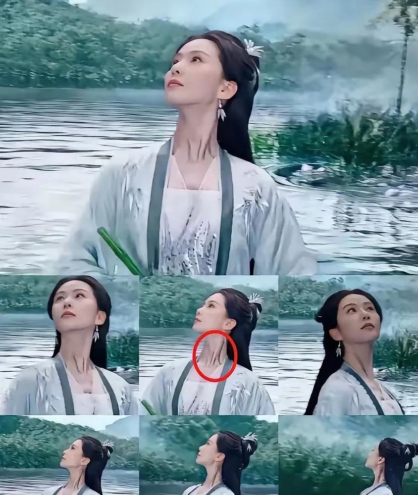 很想问问刘诗诗：总这样梗着脖子真的不累吗？
自从前些年她被评上“天鹅颈”的代表性