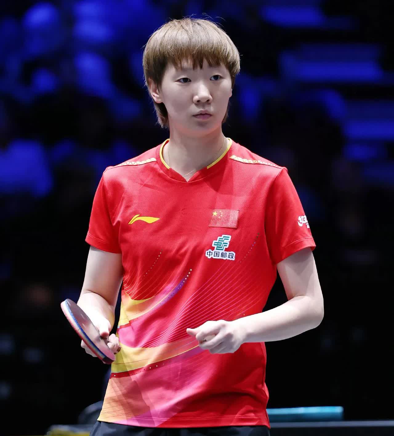 王曼昱3-2长崎美柚，而且还是先输后逆转。
没想到打长崎美柚会这么激烈，王曼昱