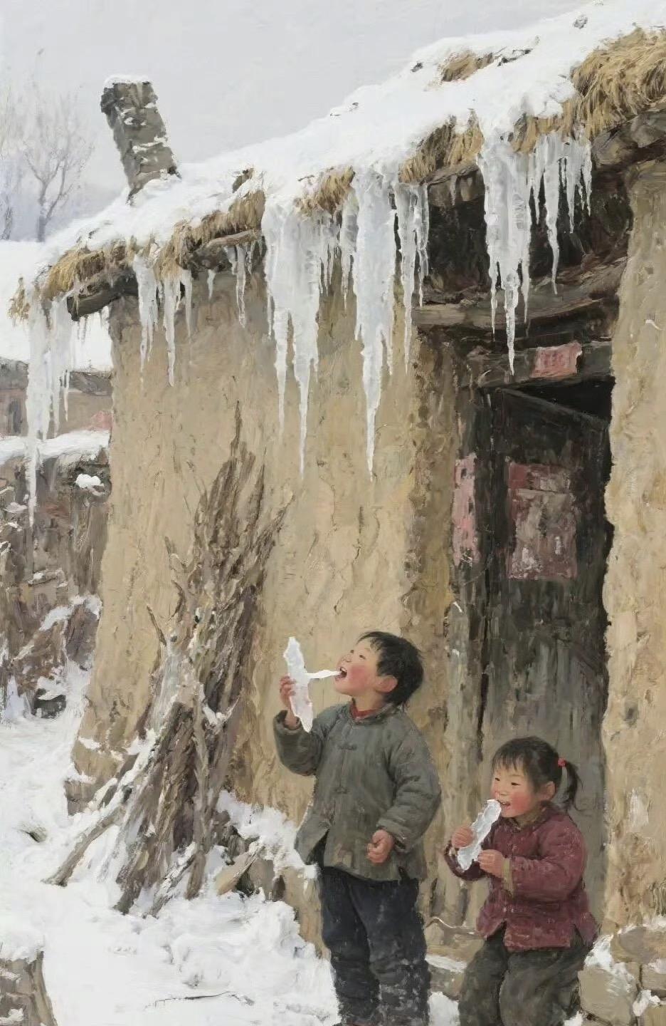 油画，七八零后的童年！