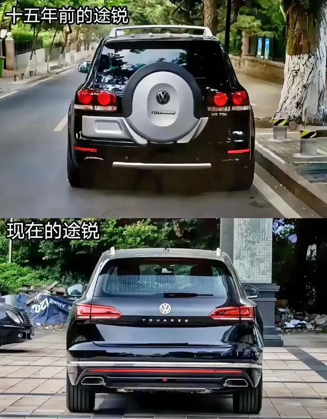 这两款途锐你更喜欢哪一款？个人还是喜欢上面那款