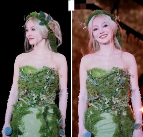 明眼人都能看出来，张韶涵的造型师根本就没把她当做明星！

张韶涵这次演唱会造型师