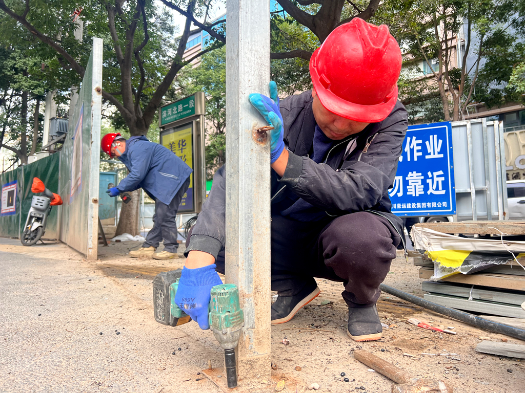 施工围挡全部拆除！广元育才路11月20日恢复人车通行