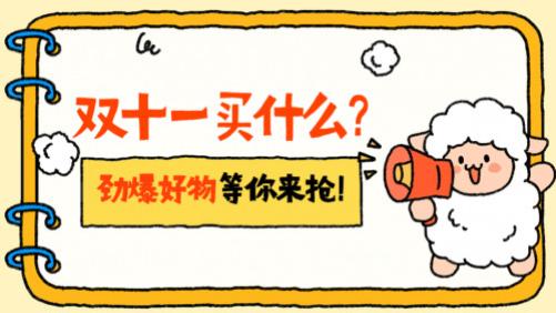 双十一购物怎么选？全网十款好物榜单帮你搞定！