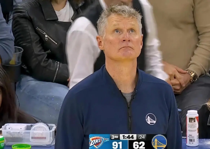 看着这局面，这比分，科尔一筹莫展啊。

勇士今天打不过雷霆很正常，本来就是打算主