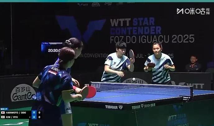 张本美和/大藤沙月女双夺冠！
WTT伊瓜苏球星挑战赛女双决赛刚刚结束。
这是一场