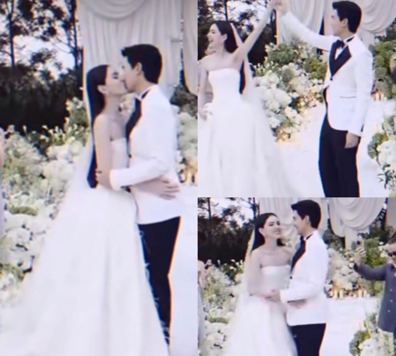 #泰国娱乐# Mai和Ter在考艾低调举行大婚典礼了。。恭喜啦！PS，现在还都是