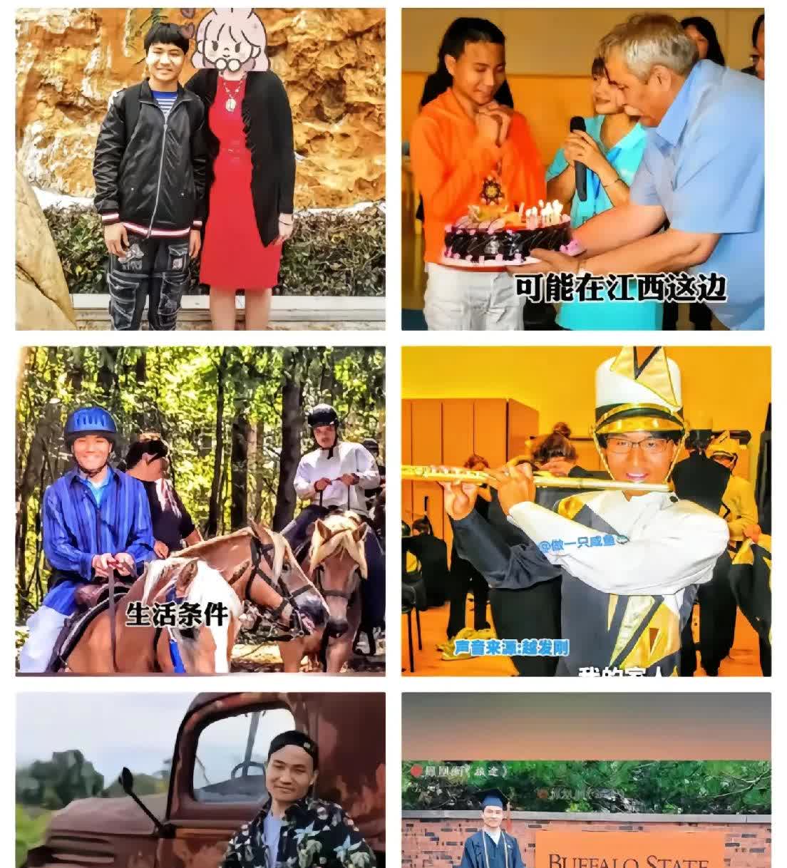 苏伢子回国前和回国后的样子变化好大！

在美国求学时的苏伢子，气质还是很不一