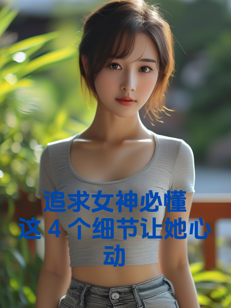 追求女神必懂：这4个细节让她心动