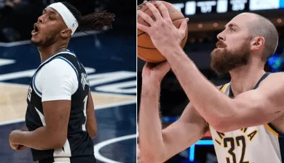 NBA记者晒照，将迈尔斯-特纳与杰-胡夫每36分钟的数据进行了对比：
特纳每36