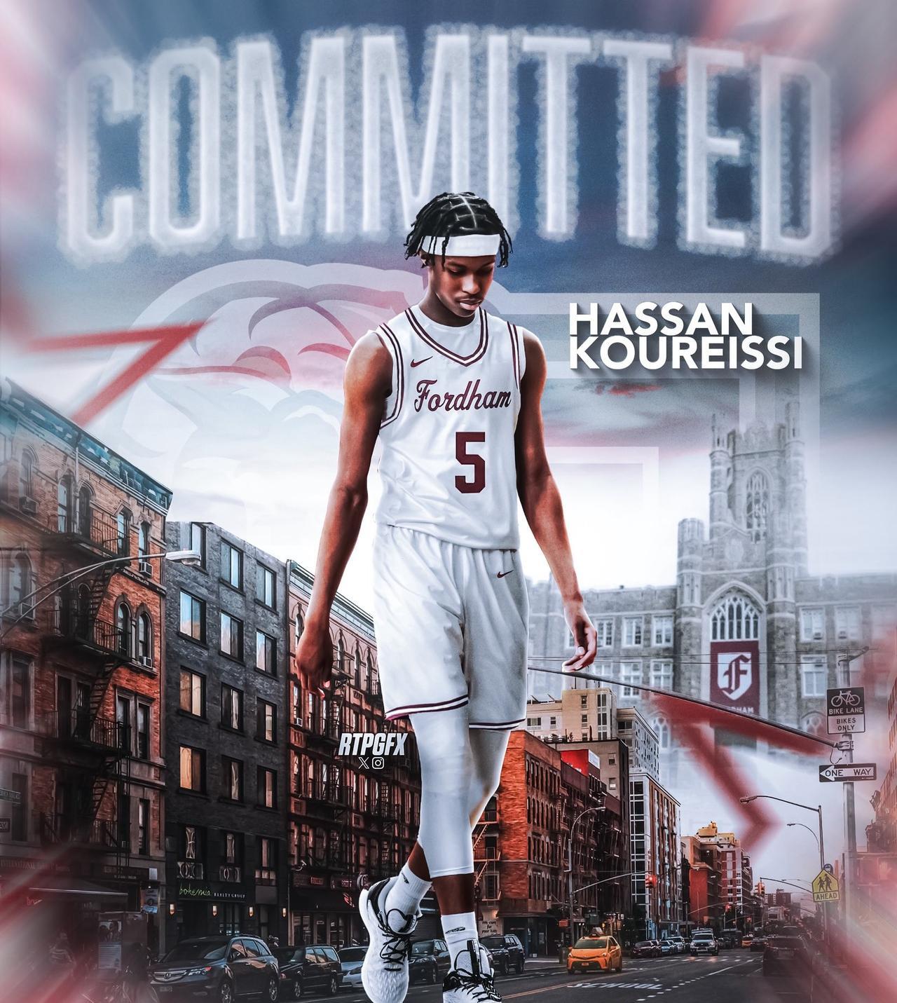 #2026届招生# 后卫Hassan Koureissi宣布承诺#NCAA男篮#