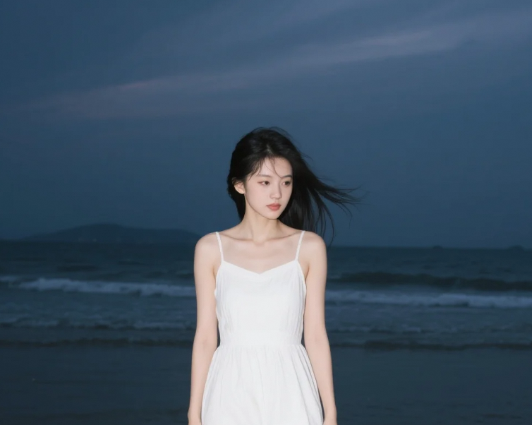 暗夜与白纱的碰撞：解锁海滩氛围感新维度