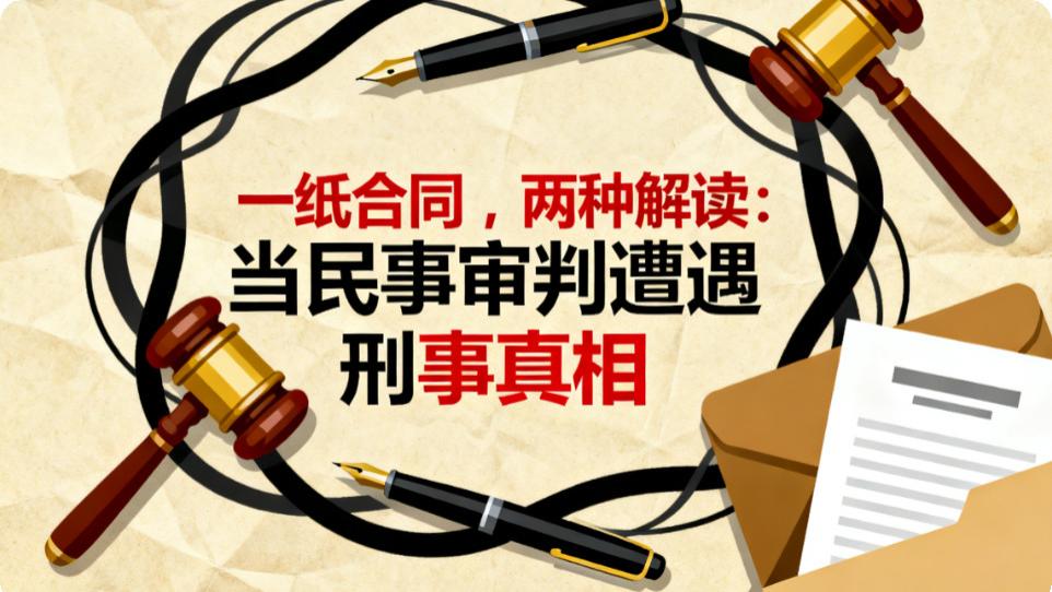 一纸合同，两种解读：当民事审判遭遇刑事真相