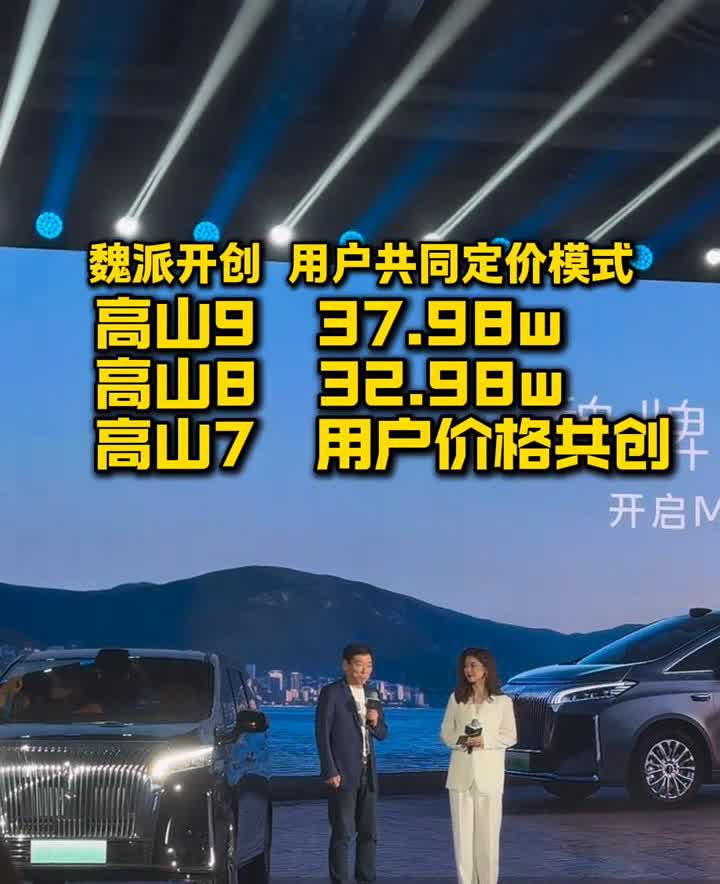 魏派开创用户共同定价模式。
当然全新高山也标配此举。当mpv的观众在此再次表示