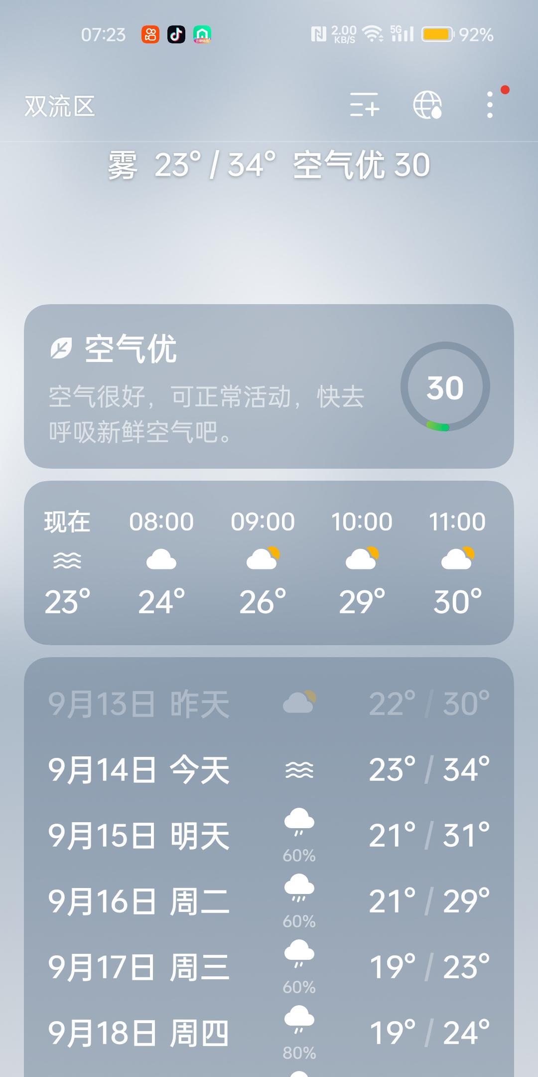 今天成都最高气温是34度，如果是以前这温度只能算小菜一碟，不足为怪，但若是已经是