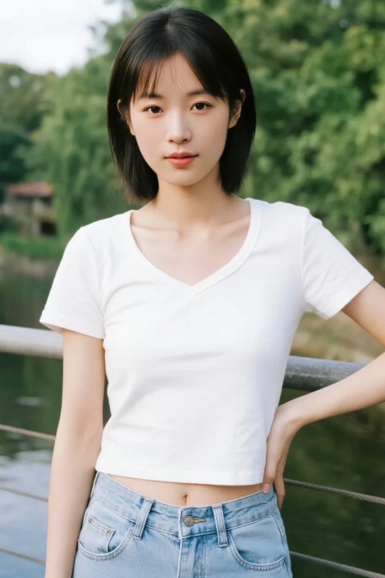 美女在眼前晃过，你能装作不在意吗？