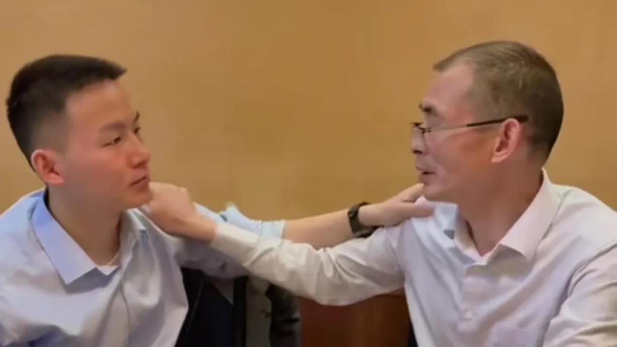 谢浩男爸爸：只要我活着，就会对孩子老婆好，不吃饭都行