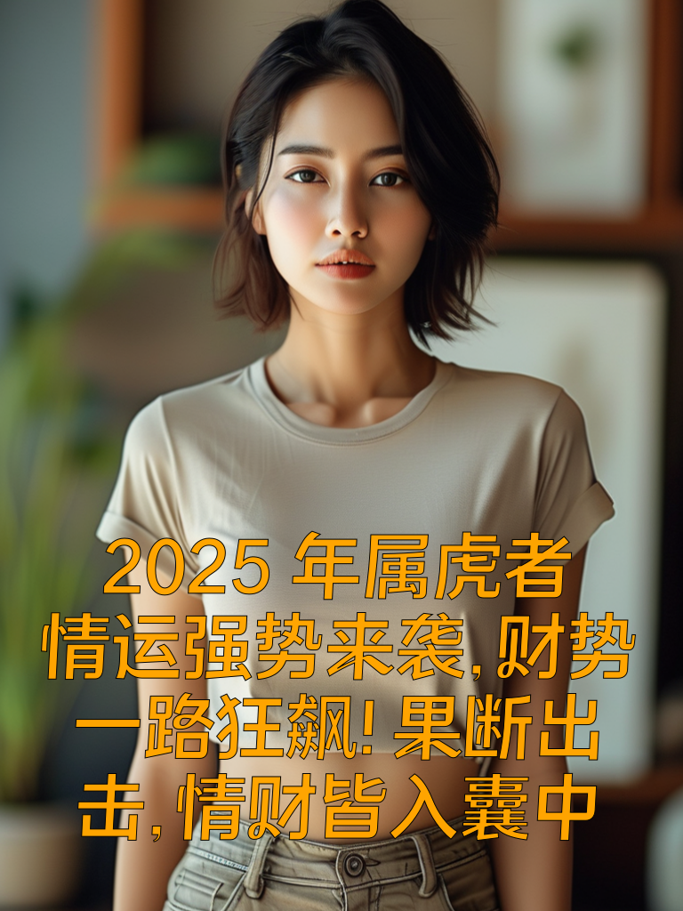 2025年属虎者：情运强势来袭，财势一路狂飙！果断出击，情财皆入囊中