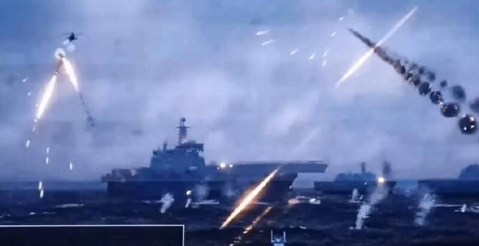 岛媒爆吹“不对称作战神器”，宣传片用无人船击沉075，真有那么猛？
将075型两