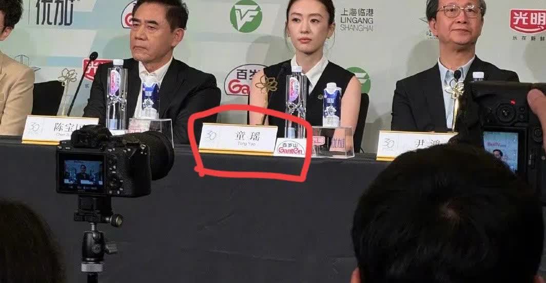 不查不知道，  
童瑶这次当白玉兰评委，黑裙入场被踩了裙摆，对方没道歉，她默默