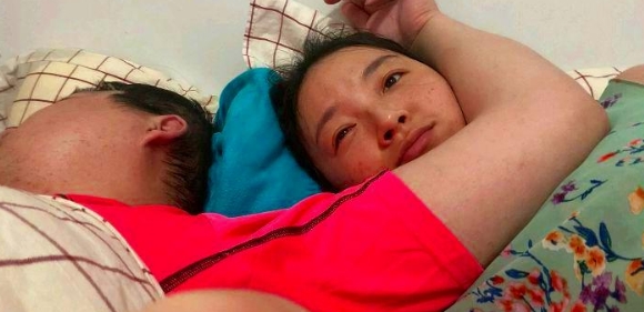 来自自己老公满满的安全感