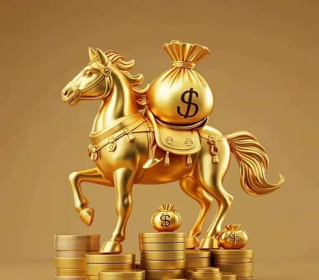 刷到黄金马别当看不见，来接个好运今年即将马到成功，马上有钱