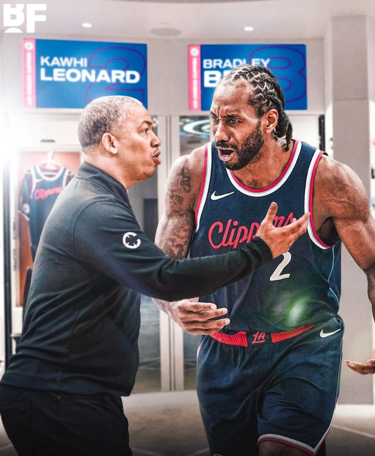 美媒Basketball Forever转载了快船主帅泰伦-卢谈到关于科怀-伦纳