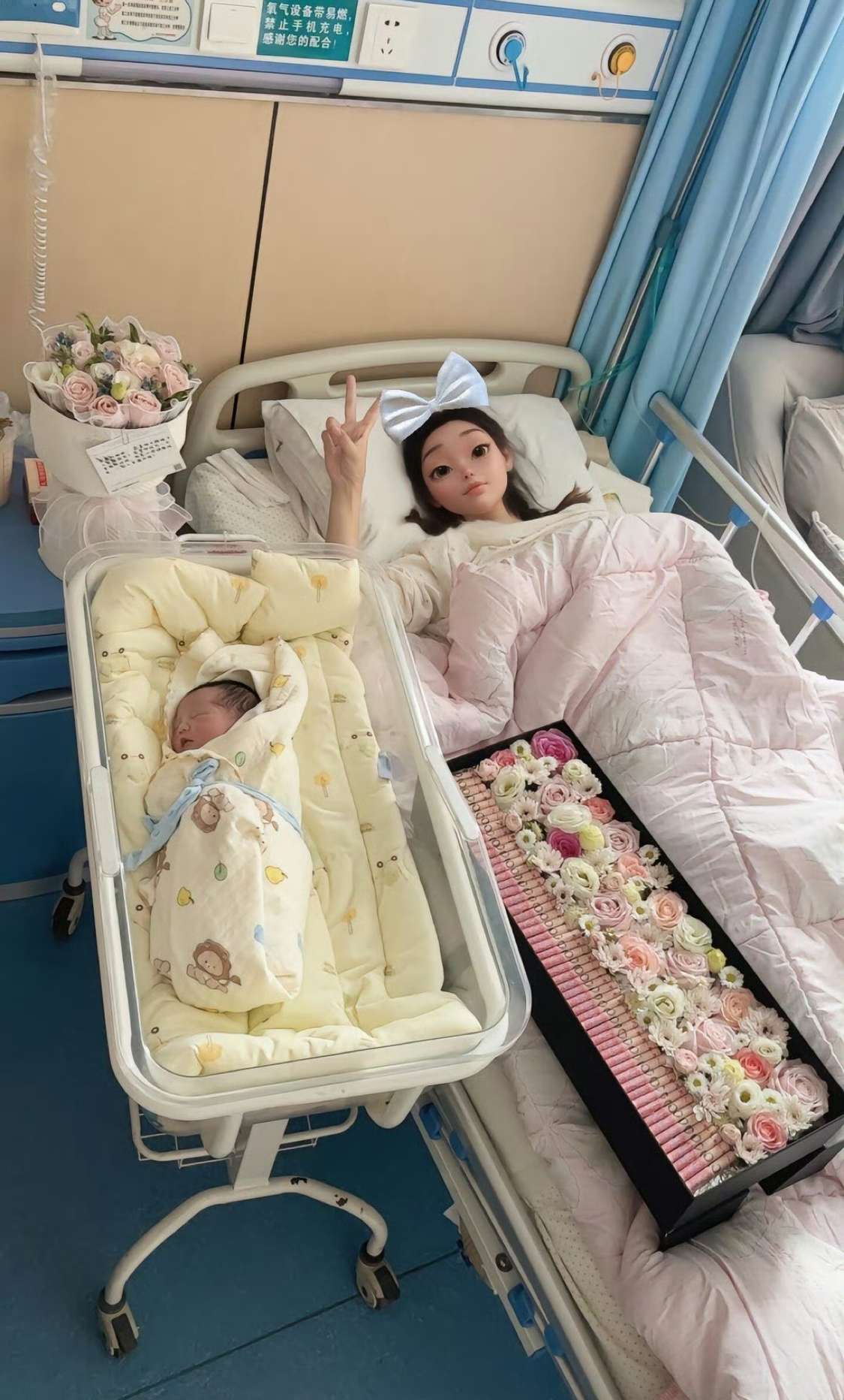 老婆下崽了，求个好名字，姓谷