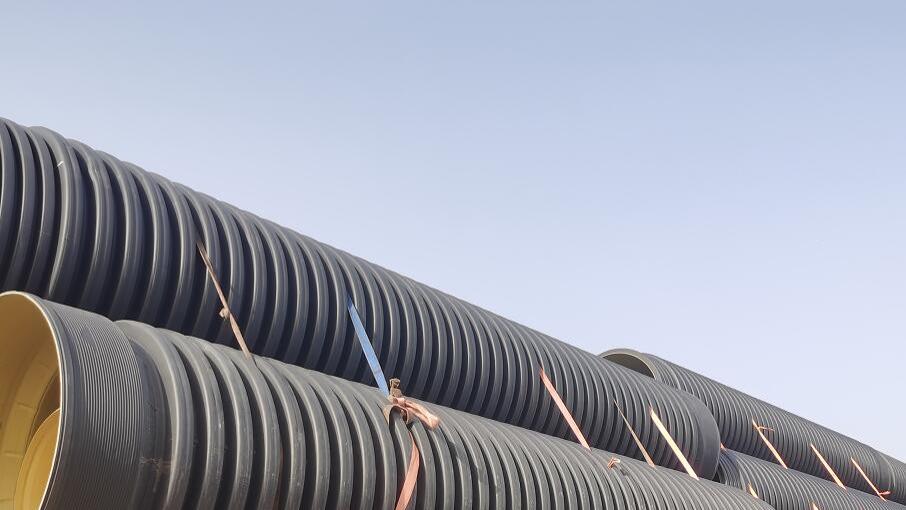 PE大口径钢带波纹管施工全流程