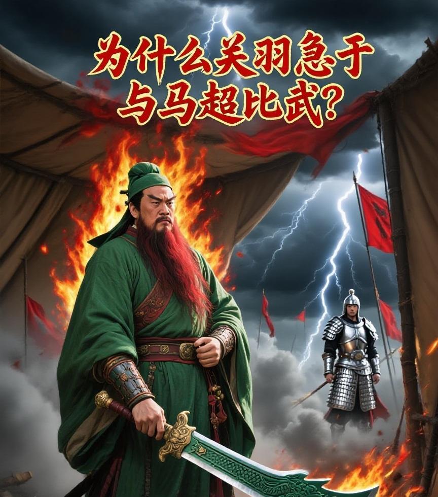 马超封五虎上将，关羽急什么，还非要去和人家比武？
一场没打成的架，暴露了三国最强