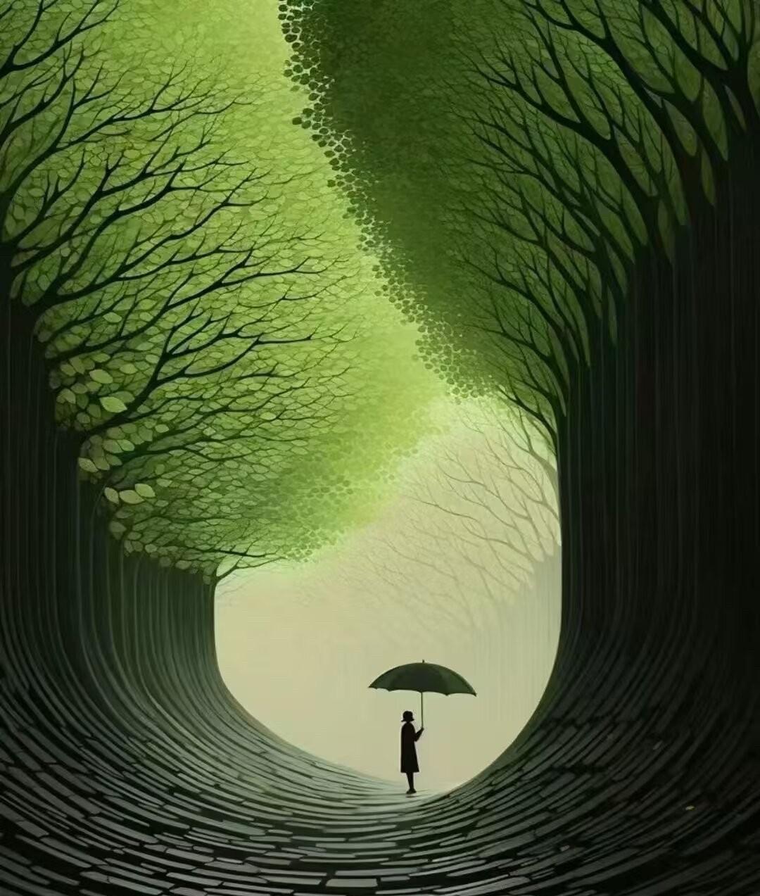 疲惫的时候，请不要暗淡，
累的时候，就看看月亮吧，
它缺了又圆，暗了又亮，
在亿