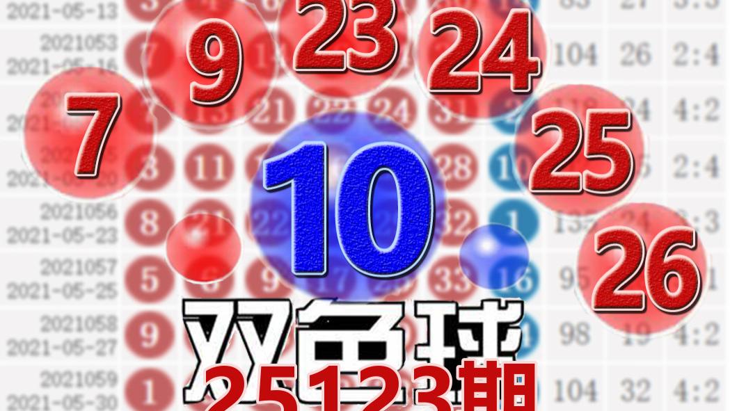 双色球25123期开奖结果：四连号23-24-25-26，蓝球10，11注一等奖