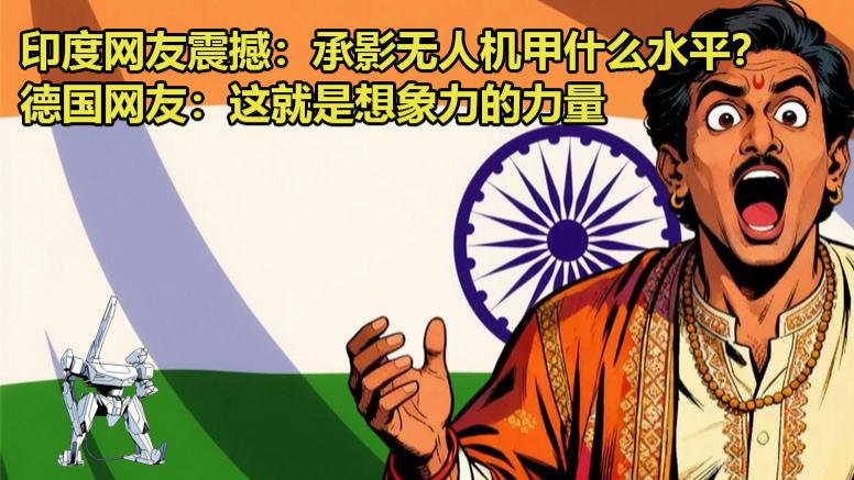 印度网友震撼：承影无人机甲什么水平？德国网友：这就是想象力的力量
