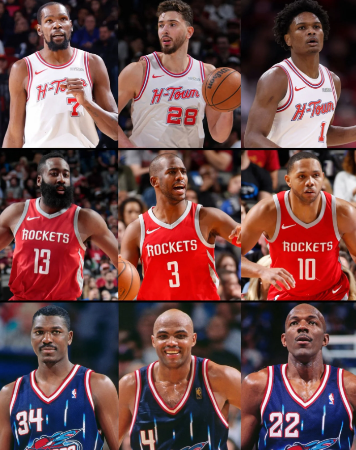 火箭记者更新社媒：“火箭同时拥有三名场均18分以上球员的赛季：2025-26赛季